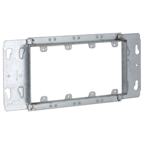 RACO 823 4-Gang Raised Device Cover, 3/4 in. Depth, 10-11/16 in. Width
