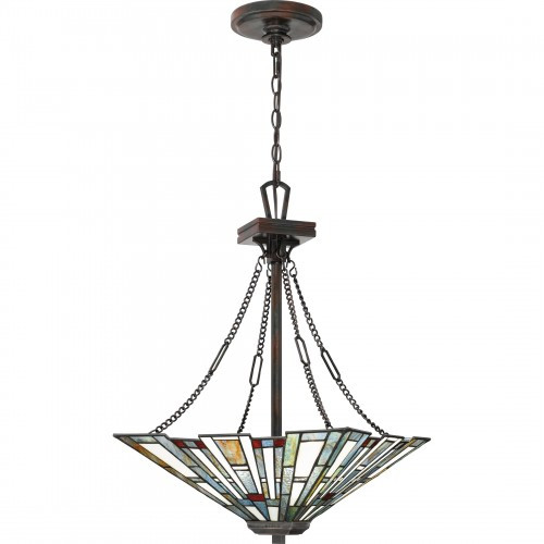 Quoizel  Pendant Tiffany 3 Light Valiant Bronze QZL-TFMK2817VA