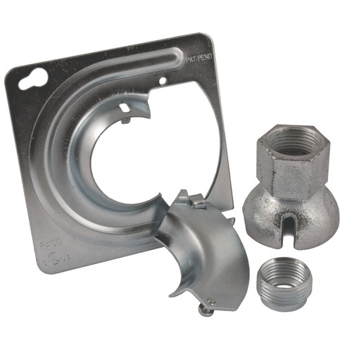 RACO 897KH KWIK-HANG Series Swivel Cover for 4 in. Square Box, 1/2 or 3/4 in. Pipe