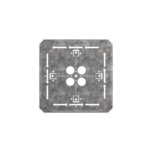 RACO 9112R 12" Flat Box/Conduit Support Plate, cULus Listed