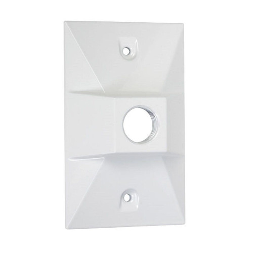 TayMac LV110WH Weatherproof Die-Cast Lampholder Cover, Powder-Coated Metal