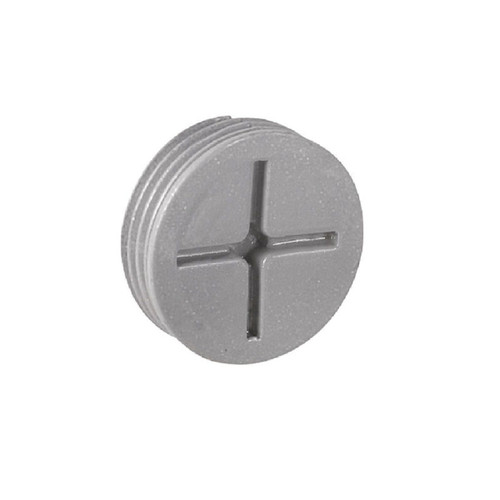 Bell CP4100S Weatherproof Metal Closure Plug, 1 in. NPT, Gray, 4-Pack
