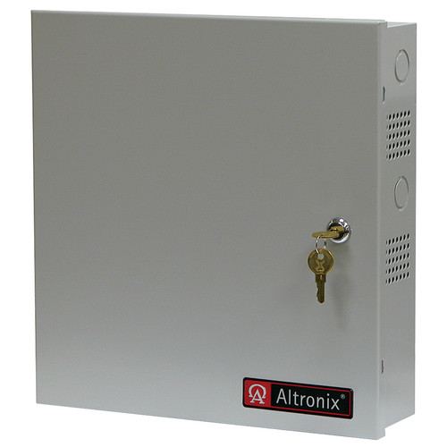 Altronix ALTV2416300ULCB CCTV Power Supply, Input 115VAC 50/60Hz at 2.7A, 16 Class 2 PTC Protected Outputs, 24VAC at 12.5A or 28VAC at 10A, Grey Enclosure