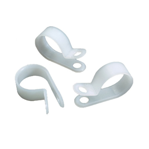 Burndy CH4C Cable Tie Hanger, Nylon 6/6, 100-Piece Pack, Natural