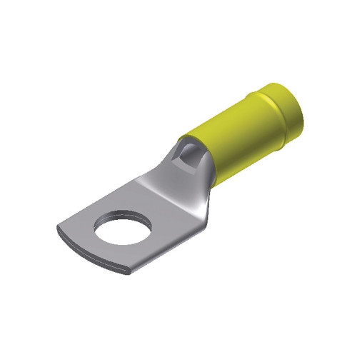 Burndy YAEV10 Nylon-Insulated Ring Terminal, 12-10 AWG, 500-Pack