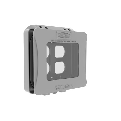 TAYMAC Expandable Weatherproof In-Use Cover, Polycarbonate, Gray