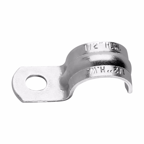 Crouse-Hinds 209 Steel 1-Hole Snap-On Heavy Gauge Clamp 4-Inch