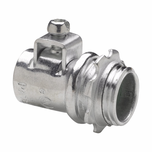 Crouse-Hinds ACB50 Steel Insulated AC/FMC Straight Connector
