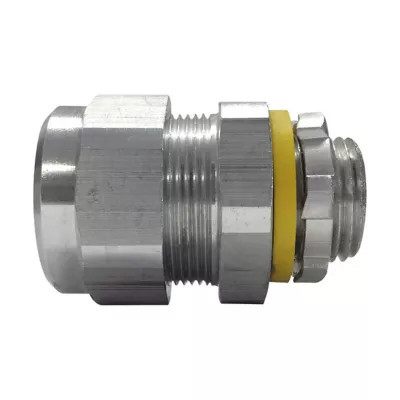 Crouse-Hinds LT75SA Zinc Electroplated Aluminum Non-Insulated Liquidtight Straight Connector 3/4-Inch Liquidator