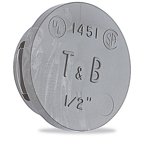 Thomas & Betts 1453 1" Non-Metallic Locking Knockout Plug, Rigid/IMC Conduit