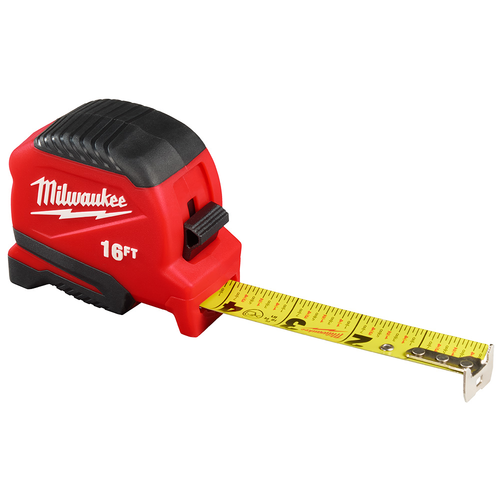 Milwaukee 48-22-1716 16ft Compact Tape Measure Tool