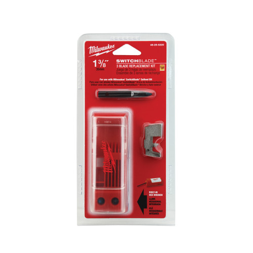 Milwaukee 48-25-5220 SWITCHBLADE 1-3/8" Replacement Blade Kit, 3-Pack