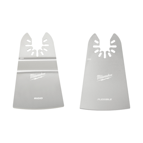 Milwaukee 49-25-2202 OPEN-LOK 2-Piece Scraper Set, 2" Rigid & Flexible Blades