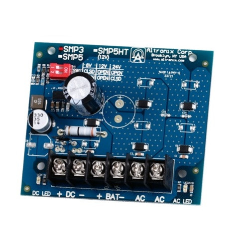 Altronix SMP3 Power Supply Board, 16VAC to 28VAC Input, 6/12/24VDC at 2.5A Output