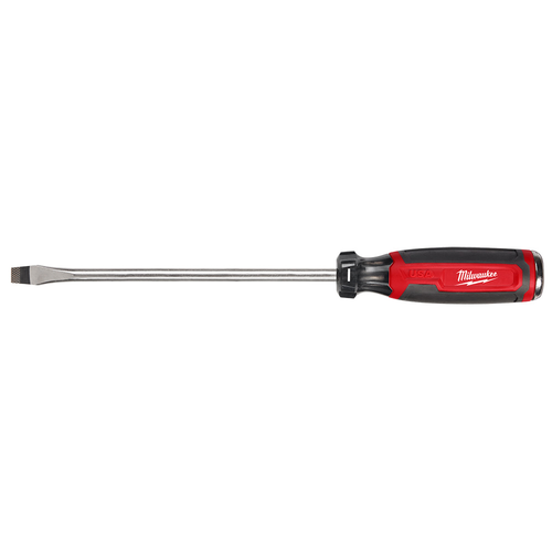 Milwaukee MT210 3/8" x 8" Slotted Demolition Screwdriver, Cushion Grip Handle