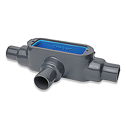 Thomas & Betts T38-4X-G Form 8 Type T Conduit Body, PVC-Coated, NEMA 4X Rated