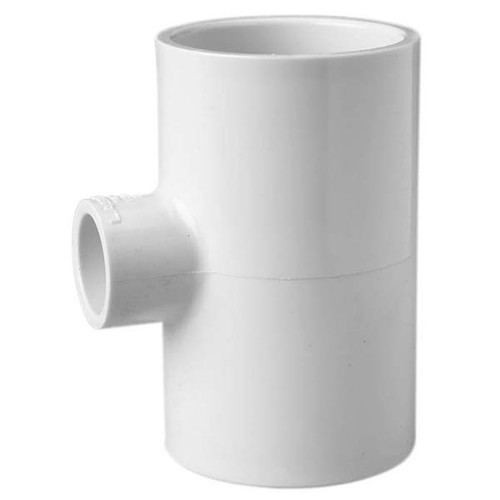 Spears 401-130 1" x 1/2" PVC Schedule 40 Reducing Tee