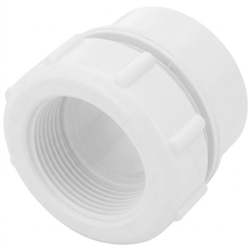 Spears P103P-212 PVC DWV Trap Adapter with Nut, 1-1/2 x 1-1/4 Spigot x Slip