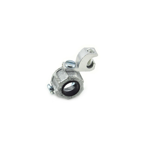 Bridgeport Fittings TL-38414 Threadless Insulated Grounding Bushing, 1-1/4" Malleable Iron with Lug