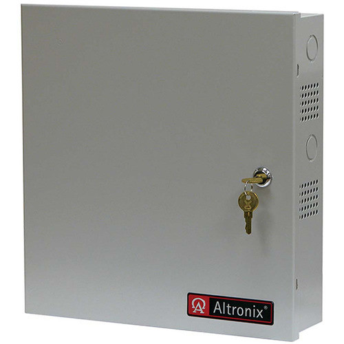 Altronix ALTV2416600ULCB CCTV Power Supply, Input 115VAC 50/60Hz at 5.4A, 16 Class 2 PTC Protected Outputs, 24VAC at 25A or 28VAC at 20A, Grey Enclosure