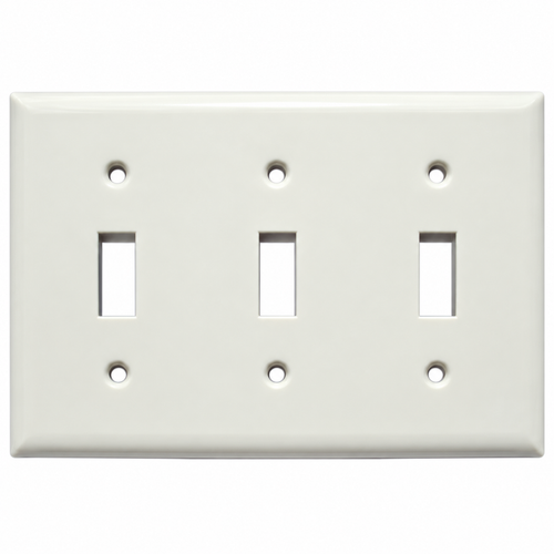 Mulberry Painted Steel Toggle Switch Wallplate, Multi-Gang