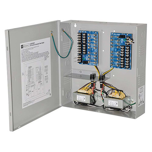 Altronix ALTV2416ULX CCTV Power Supply, Input 115VAC 50/60Hz at 1.8A, 16 Fuse Protected Outputs, 24VAC at 7A or 28VAC at 6A, Grey Enclosure