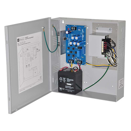 Altronix LPS5C12X Linear Power Supply/Charger, 115VAC 50/60Hz at 1.6A Input, 12VDC at 3.5A Output, Grey Enclosure