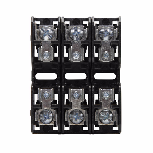Bussmann BMM603-3SQ BMM Series Three-Pole Fuse Block, 600V, 30A, Screw/Quick Connect