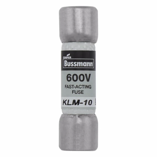 Bussmann KLM-10 LIMITRON Fast-Acting Midget Fuse, 10A, Ferrule End