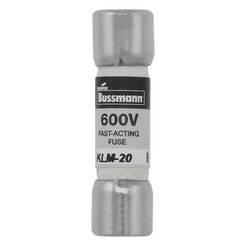 Bussmann KLM-20 LIMITRON Fast-Acting Fuse, 20A, Ferrule End