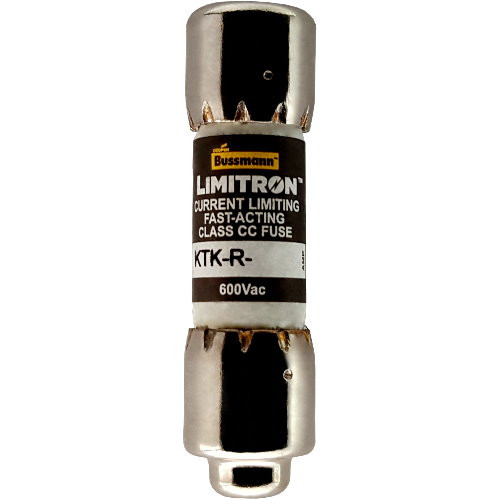 Bussmann KTK-R-1 Limitron Class CC Rejection Fuse, 1-Amp 600V AC, Fast-Acting