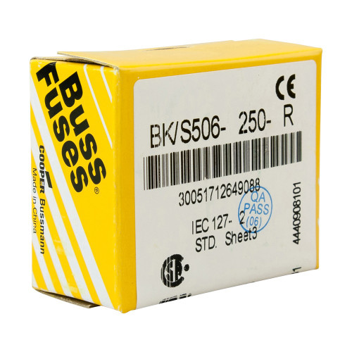 Bussmann S506-5-R Low-Breaking Capacity Time-Delay Fuse