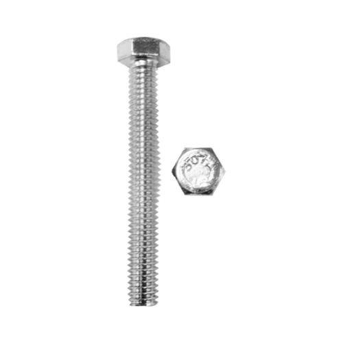Minerallac 1/4-20 x 2-1/2" Grade 2 Hex Head Tap Bolt - Fully Threaded