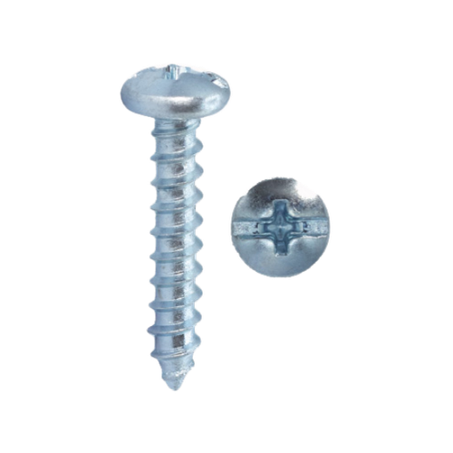 Minerallac #12 Pan Head Sheet Metal Screws with Phillips/Slotted