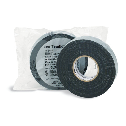 3M Temflex 2155 Black Rubber Splicing Tape