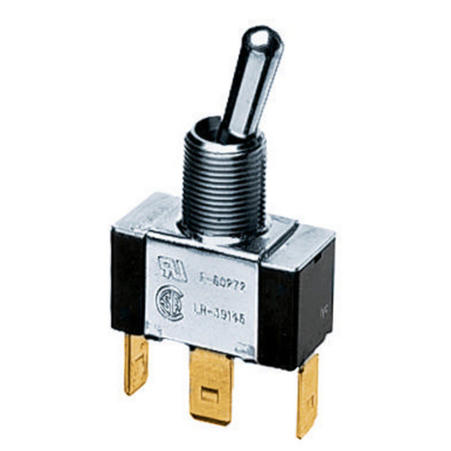 Hubbell Wiring HBL12 125V Straight Blade Plug, 2-Pole 3-Wire, Black/White Insulgrip®