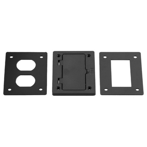 Hubbell Wiring PFBR826BLA ScrubShield® PVC 1-Gang Non-Metallic Floor Box Cover