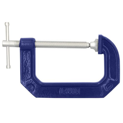Irwin 22510 Series Quick-Grip C-Clamp, Double-Threaded Design