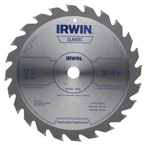 Irwin 15030 Classic Series ATB Grind Circular Saw Blade, 5/8" Arbor