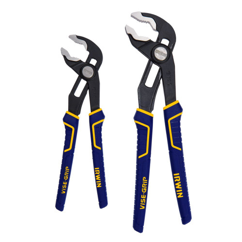 Irwin 2078709 Vise-Grip GrooveLock V-Jaw Pliers Set, 8" and 10"