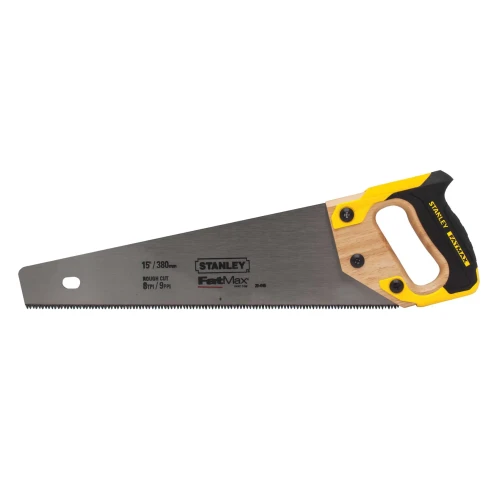 Stanley 20-045 FATMAX 15 in. 9 TPI Carbon Steel Handsaw