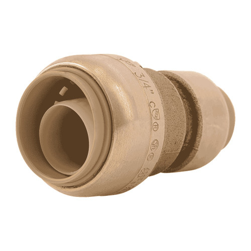 SharkBite U050LF Push-Fit Reducing Coupling, Lead-Free DZR Brass