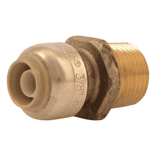 SharkBite U118LF Push-to-Connect MNPT Connector, 3/8" x 1/2"