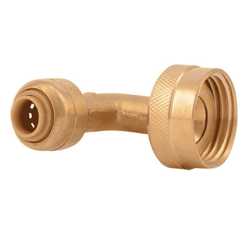 SharkBite U2276LF 1/4" x 3/4" Push-to-Connect Garden Hose Dishwasher Elbow