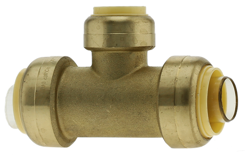 Boshart BPF-T No-Lead Brass Push-Fit Reducing Tee