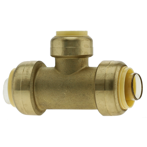Boshart BPF-T No-Lead Brass Push-Fit Reducing Tee