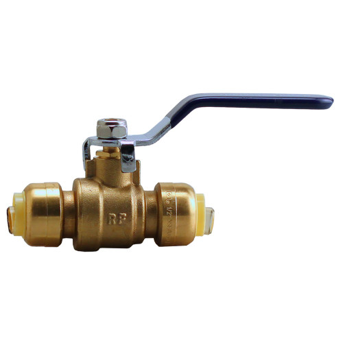 Boshart 082PF Push-Fit Brass Ball Valve, No-Lead