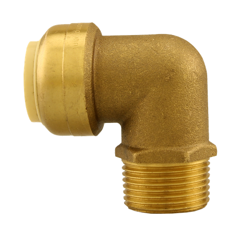 Boshart BPF-ME No-Lead Push-Fit x MPT Brass Elbow