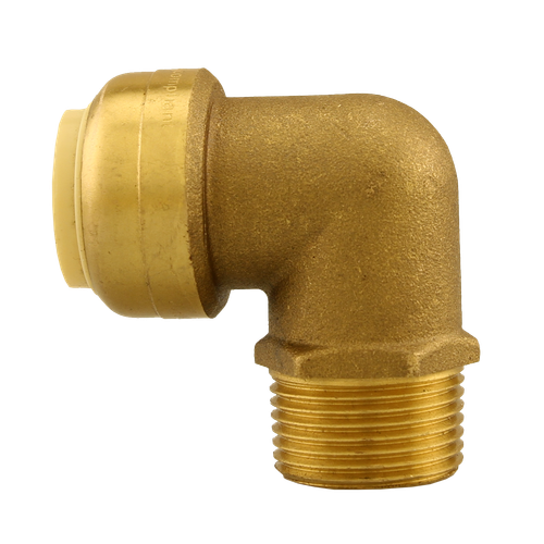 Boshart BPF-ME No-Lead Push-Fit x MPT Brass Elbow