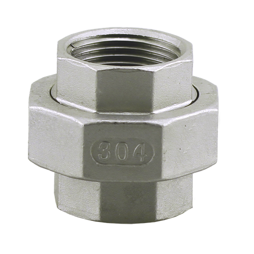 Boshart SS304U Stainless Steel Threaded Union, ISO4144